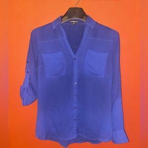 Express Portofino blouse royal blue